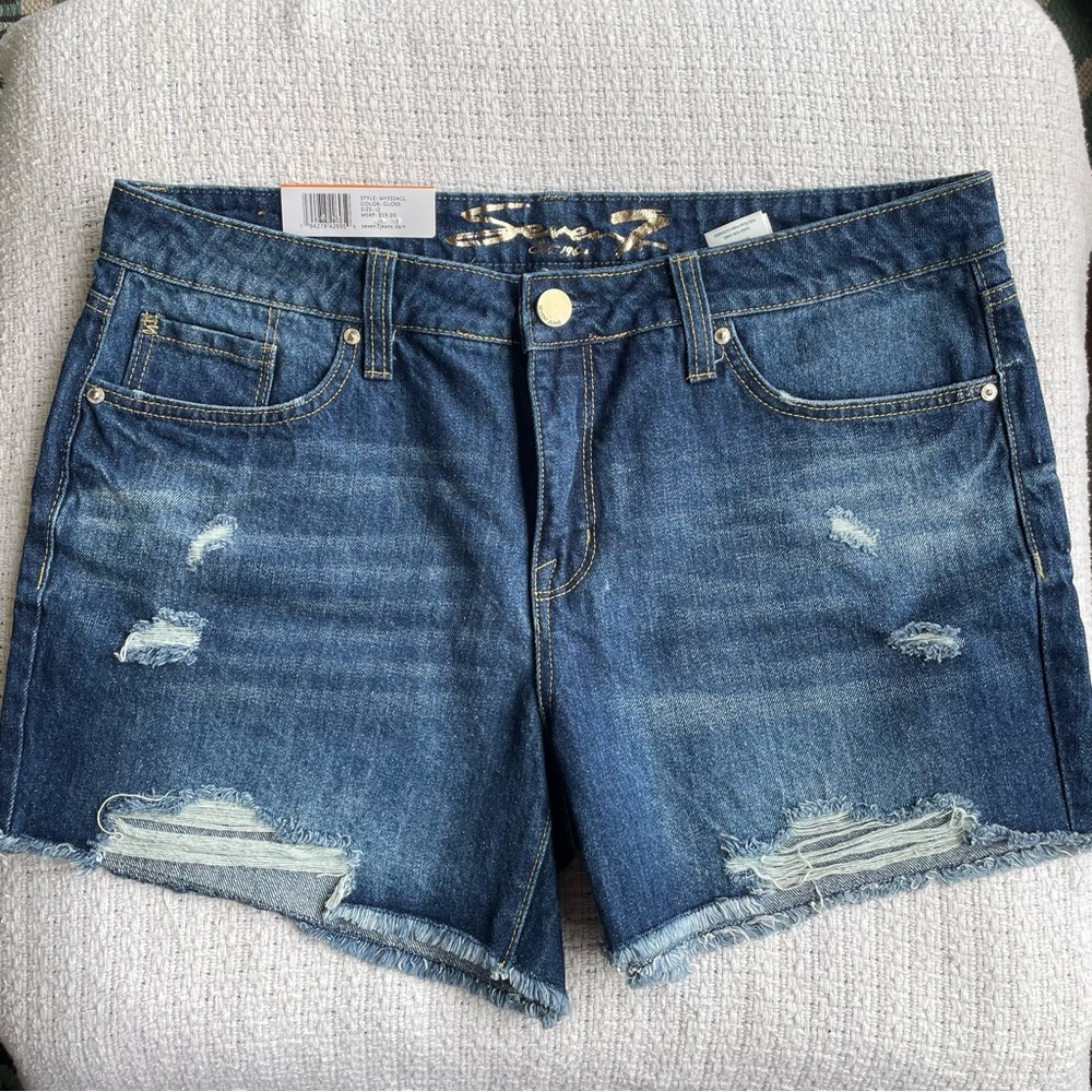 NWT Seven7 Jean shorts size 12